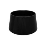 Doniczka cmentarna 19 cm czarna