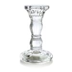 Świecznik PATRICIA 6,5 x 6,5 x 10 cm przezroczysty