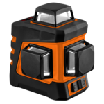 Laser płaszczyznowy 20 m 3D zielony 360° w trzech płaszczyznach z etui i uchwytem magnetycznym NEO