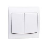 Łącznik podwójny VEGA biały