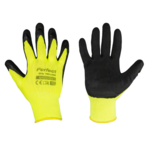 Rękawice ochronne PERFECT GRIP YELLOW lateks, rozmiar 8