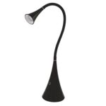 Lampka biurkowa i stołowa LED MILO czarna Nilsen