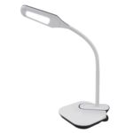 Lampka biurkowa LED Nelly z klipsem biała Nilsen