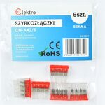 Szybkozłączka CN-A42 4x0,5-2,5 mm drut (opk 5szt) ELEKTRO