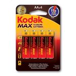 Bateria AA/LR6 1,5 V KODAK MAX 4 szt.
