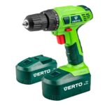 Wiertarko - wkrętarka akumulatorowa 2 x 18 V, Ni-Zn / 1,5 Ah, walizka VERTO