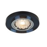 Oczko sufitowe VIDI 11G-B/CH okrągłe czarny chrom OZZO