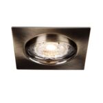 Oczko sufitowe Movi 221-AB kwadratowe patynowany mosiądz OZZO