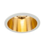 Oczko sufitowe VITA S 112WH-G okrągłe biało-złote OZZO