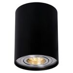 Oprawa sufitowa IVO 1B/AL tuba czarna/aluminium OZZO