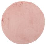 Dywan Bellarossa 80 cm koło pudrowy róż