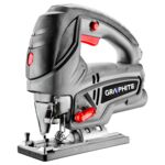 Wyrzynarka 600 W, ilość suwów 500 - 3000 min, walizka GRAPHITE