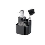 Dozownik kuchenny zestaw 3 el. czarny