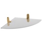 Półka narożna Nature Box złoty