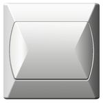 Łącznik jednobiegunowy AKCENT biały