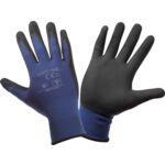 Rękawice nitrylowe granatowo-czarne L221309P "9" CE LAHTI