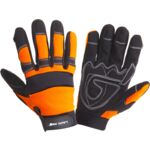 Rękawice warsztatowe czarno-pomarańczowe L280509P "9" CE LAHTI