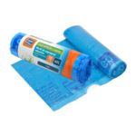 Worki Eco Bags z taśmą 60 l 10 szt. niebieskie (papier)