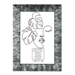 Ramka na zdjęcie marmur biały 10 x 15 cm