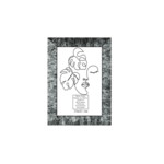 Ramka na zdjęcie marmur biały 15 x 21 cm