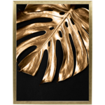Fotografia "Monstera gold" 30 x 40 cm