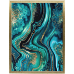 Fotografia "Magma green" 30 x 40 cm