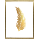 Fotografia "Feather gold" 30 x 40 cm
