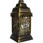 Znicz kapliczka róża 21 cm złoty