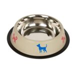 Miska metal na gumie PIESKI 2,84 l kremowa