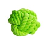 Zabawka dla psa sznur piłka 6,4 cm zielona CHICO