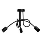 Oprawa oświetleniowa 3-płomienna WEGA czarna