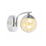 Kinkiet Universe 1 płomienny LED chrom