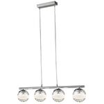 Lampa wisząca Dream 4 płomienna chrom G9