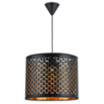 Lampa wisząca Betti czarno-złota E27