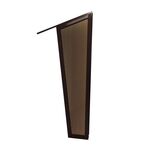 Ścianka do daszka płaskiego dymna 180 cm do 120/160 Robelit