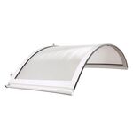 Daszek łukowy przejrzysty 158 x 75 x 38 cm Robelit