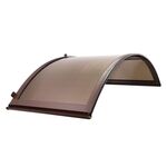 Daszek łukowy dymny 158 x 75 x 38 cm Robelit