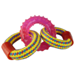 Zabawka linowa z pierścieniem