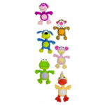 Pluszowa zabawka z piszczałką na sznurku