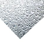 Szkło z polistyrenu punkty diamentowe przejrzyste 120 x 64/25 Robelit