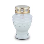 Znicz L-520 pucharek mały 16 cm biały