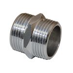Złączka wkrętna (nypel) 3/8'' chrom