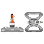 Zraszacz obrotowy 4-funkcyjny na podstawie WHITE LINE