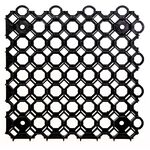 Kratka trawnikowa 500 x 500 mm czarna