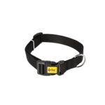 Obroża regulowana z taśmy pp 2,5 x 55 cm czarna