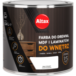 Farba do drewna, mdf, laminat 400 ml biały półmat ALTAX