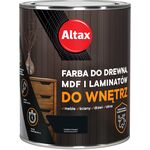 Farba do drewna, mdf, laminat 750 ml czarny ALTAX