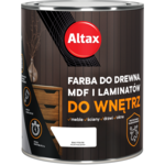 Farba do drewna, mdf, laminat 750 ml biały połysk ALTAX