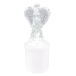 Znicz diodowy Anioł duży biały