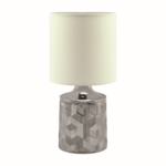 Lampka stołowa LINDA E14 CHROME/WHITE STRÜHM